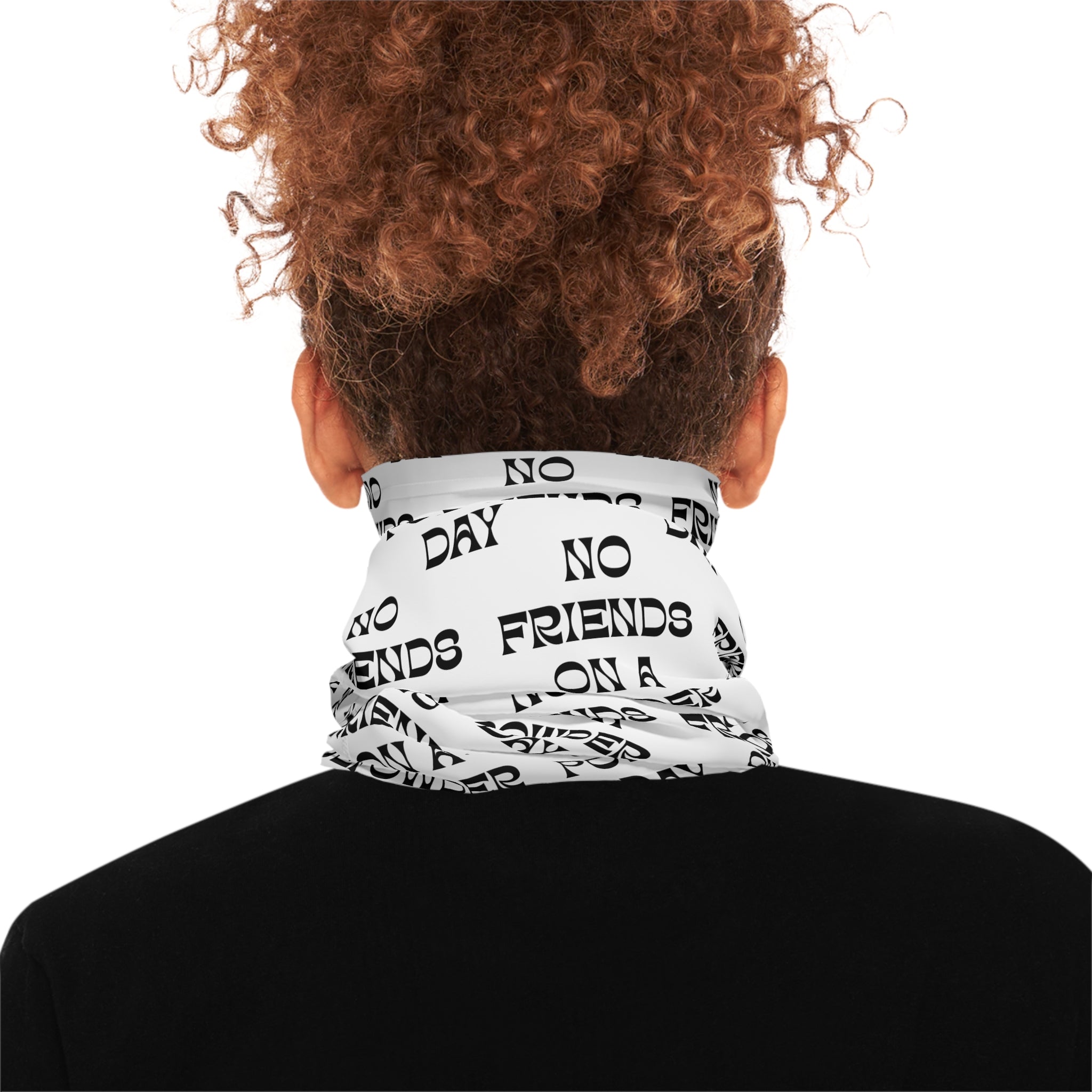 Lightweight "No Friends on a Powder Day" Neck Gaiter