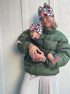 Flower Four-point beanie