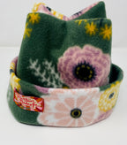 Green Floral Beanie