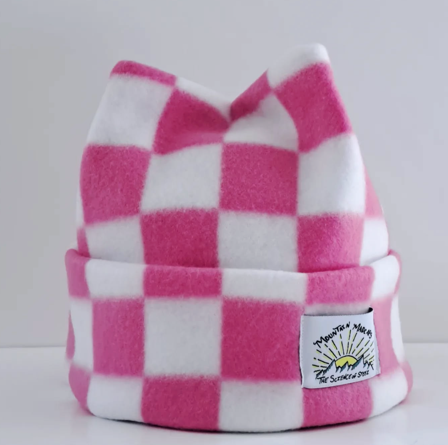 Pink Checkered Four-Point