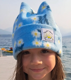 Blue Daisy Beanie