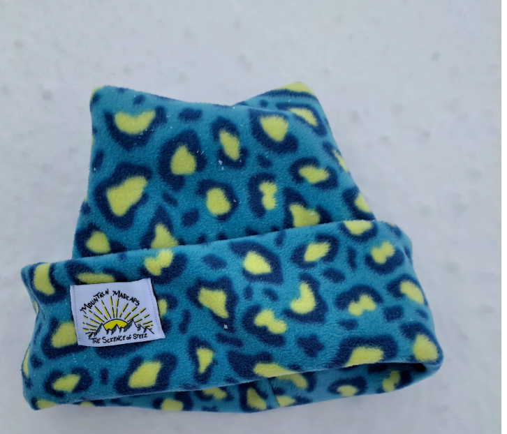 Blue And Yellow Neon Cheetah