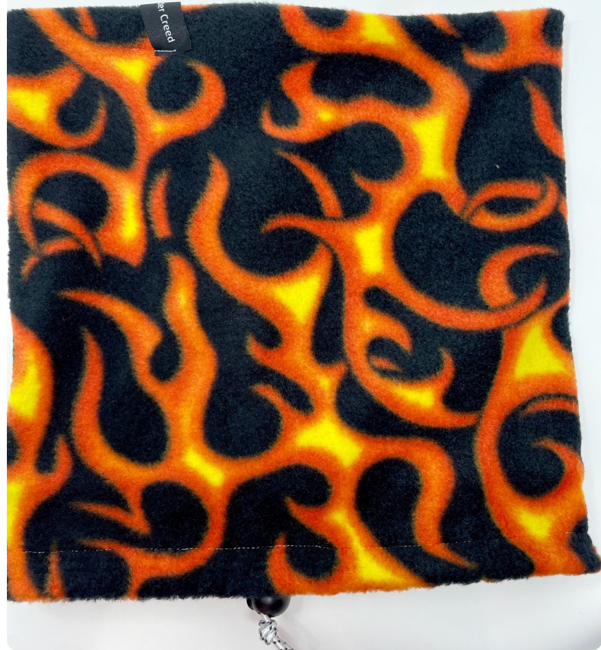 Fire 2-in-1 Convertible Cinch Hat/Neck Gaiter