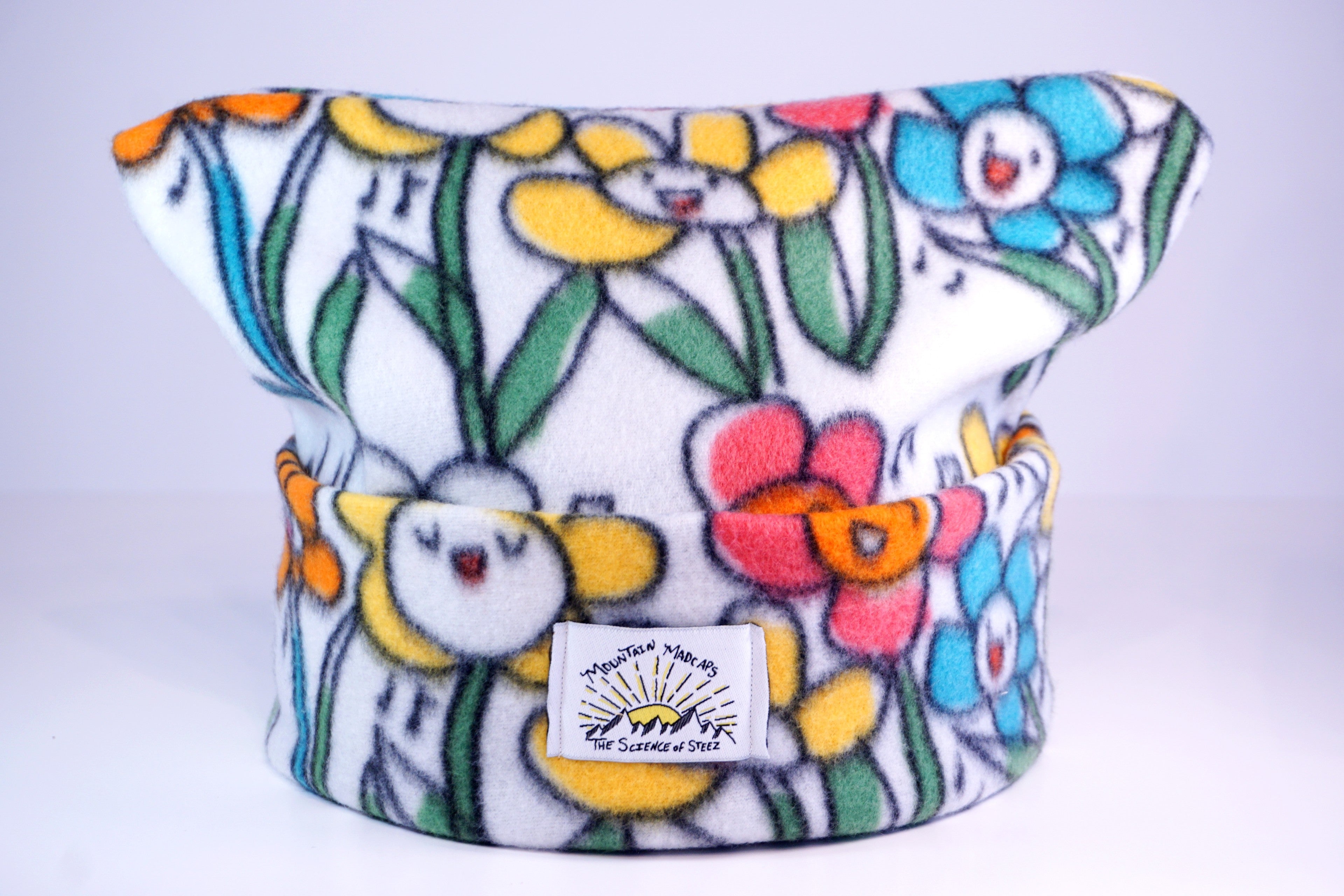 Singing Flowers Fleece Beanie